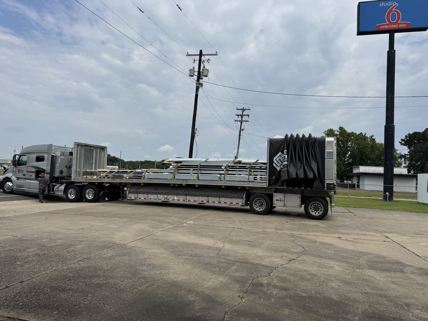 An order loaded and ready to leave the Lafayette yard